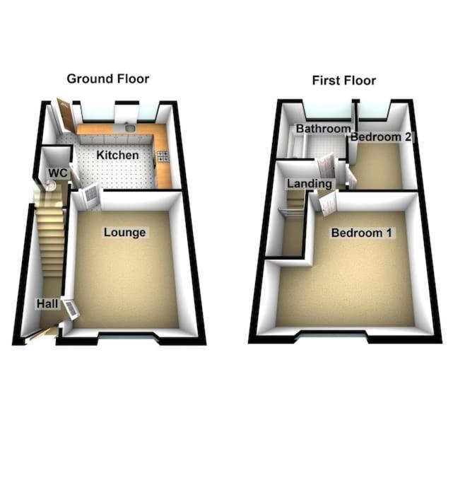Cheerful 2-bedroom With Off Street Parking
