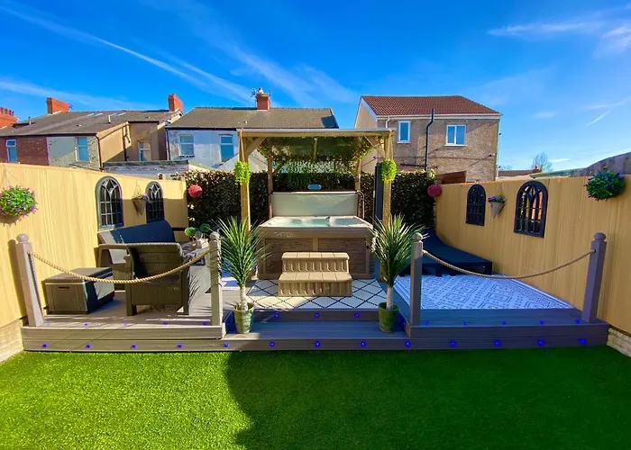 New…The Hottub House Blackpool Pleasure Beach